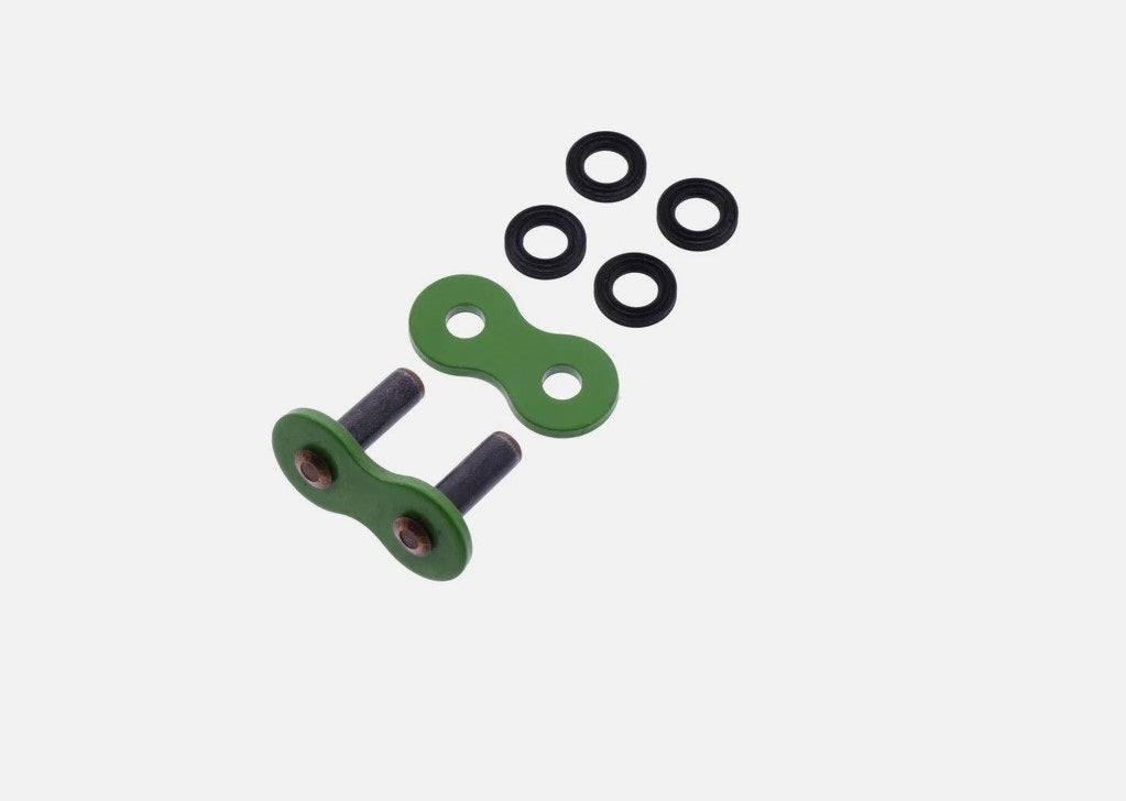Connecting link - rivet link (CLF) MM520XRE (XW-ring) color green (label XSO1/XSO2)