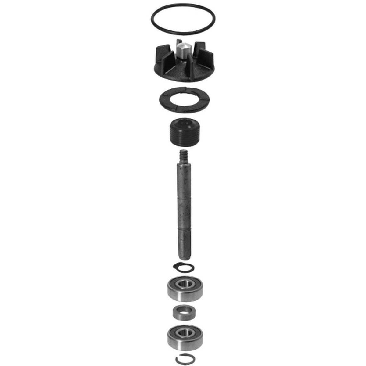 Water pump repair kit Derbi / Aprilia, Piaggio NRG 50 94-18, Gilera Runner 50 97-09