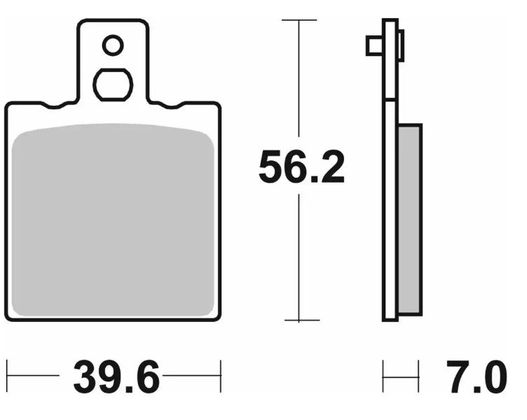 Brake pads NEW KH047 / KH47 Off-Road sinter gold color