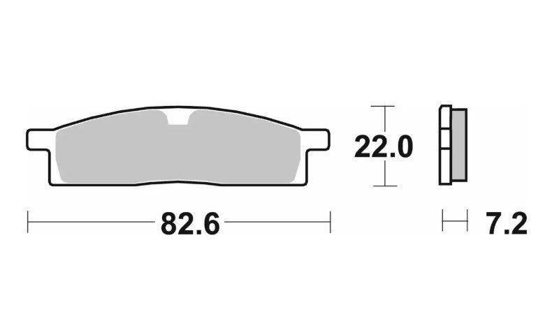 Brake pads NEW KH119 Off-Road Racing sinter gold color