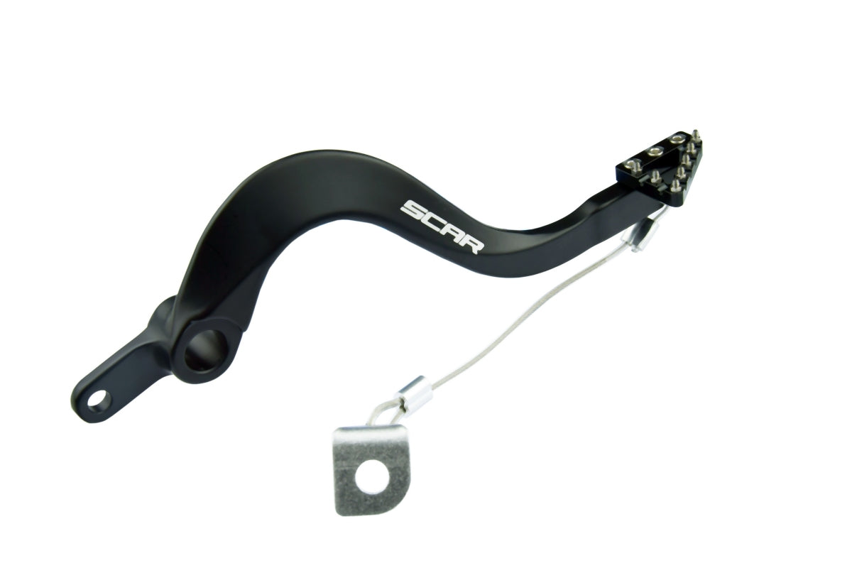 Rear brake pedal Kawasaki KX250 21-25, KX450 19-25, KX450F 06-18 black color