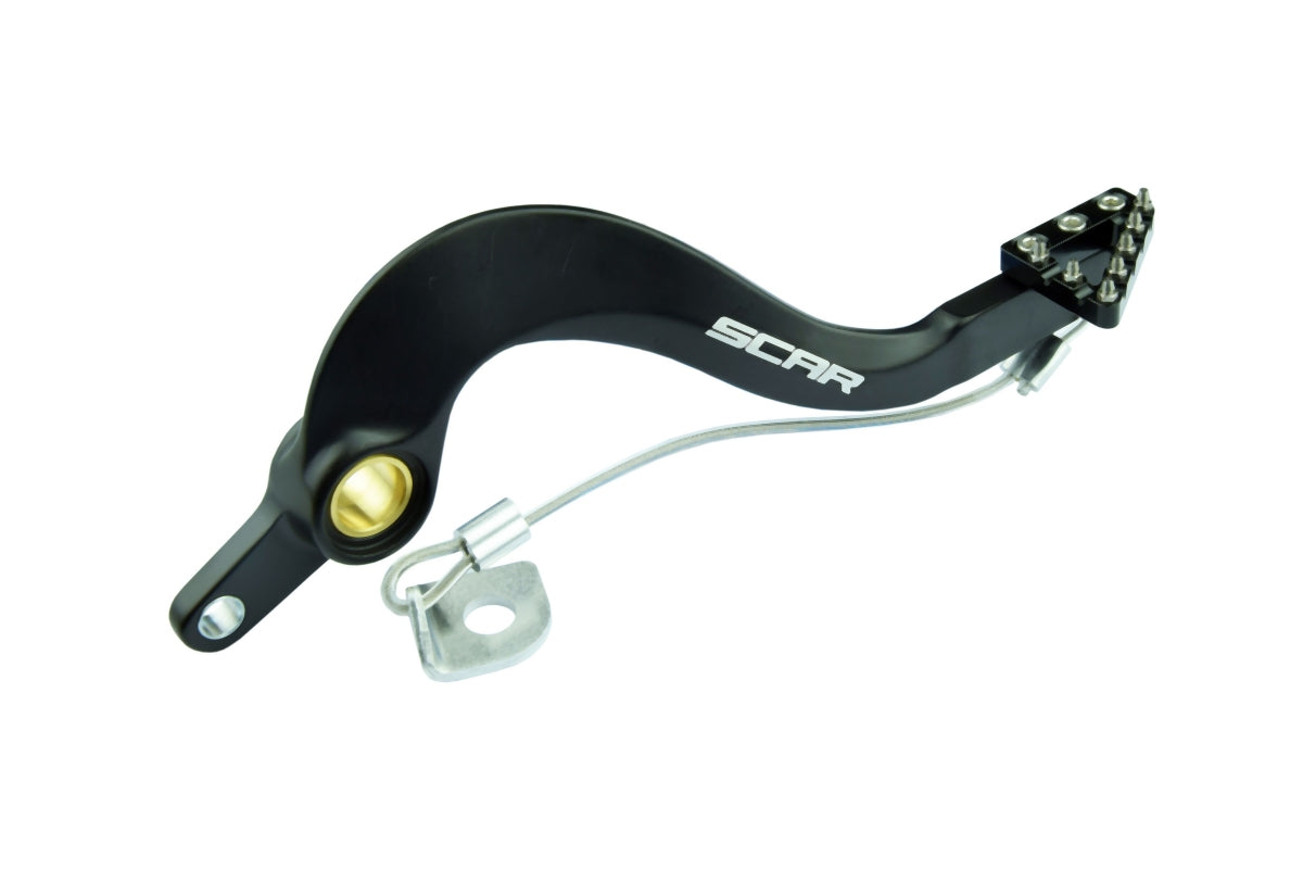 Rear brake pedal Yamaha WR250F 25, WR450F 12-24, YZ250F 24-25, YZ250FX 22-25, YZ450F 10-25, YZ450FX 16-24 black color