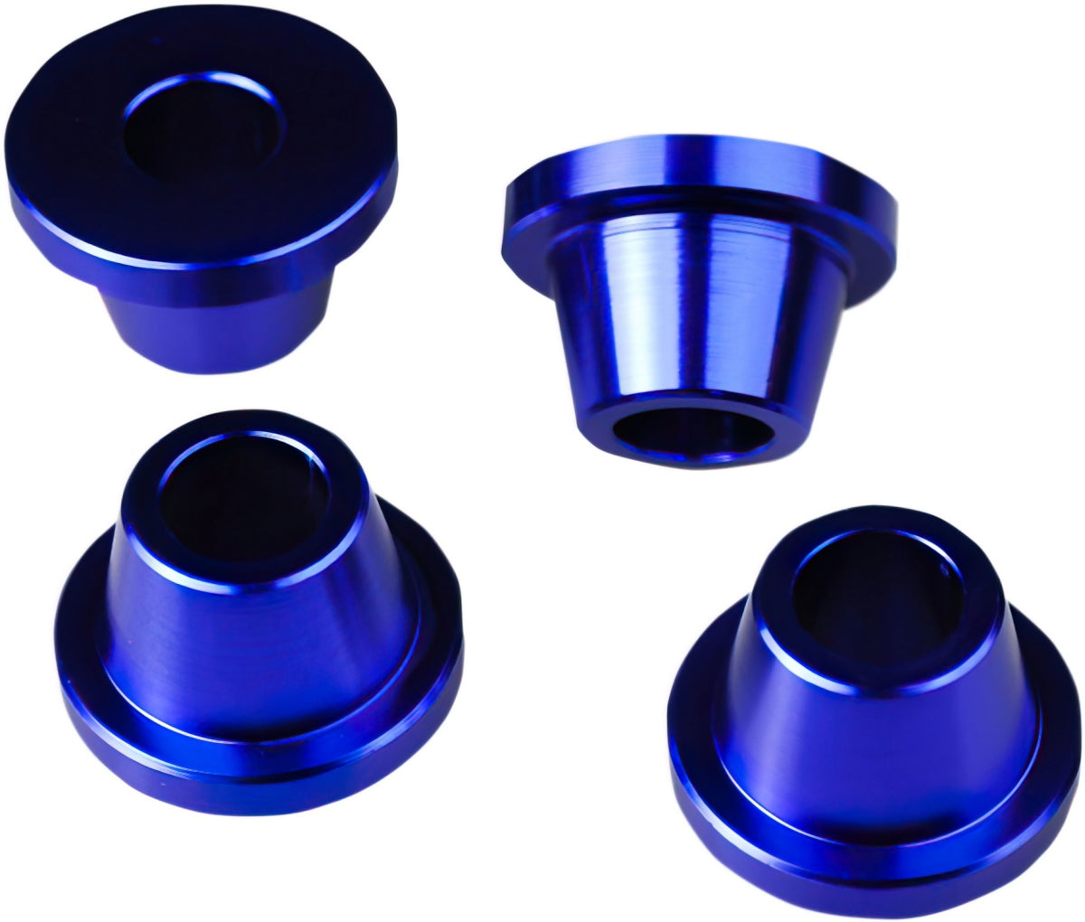 Rubber Killers handlebar mount bushings for triple clamps Yamaha WR250F 15-25, WR450F 16-25, YZ250F 14-25, YZ250FX 15-25, YZ450F 14-25, YZ450FX 16-25, Fantic XEF250/450 22-25, XXF250/450 22-25 blue color