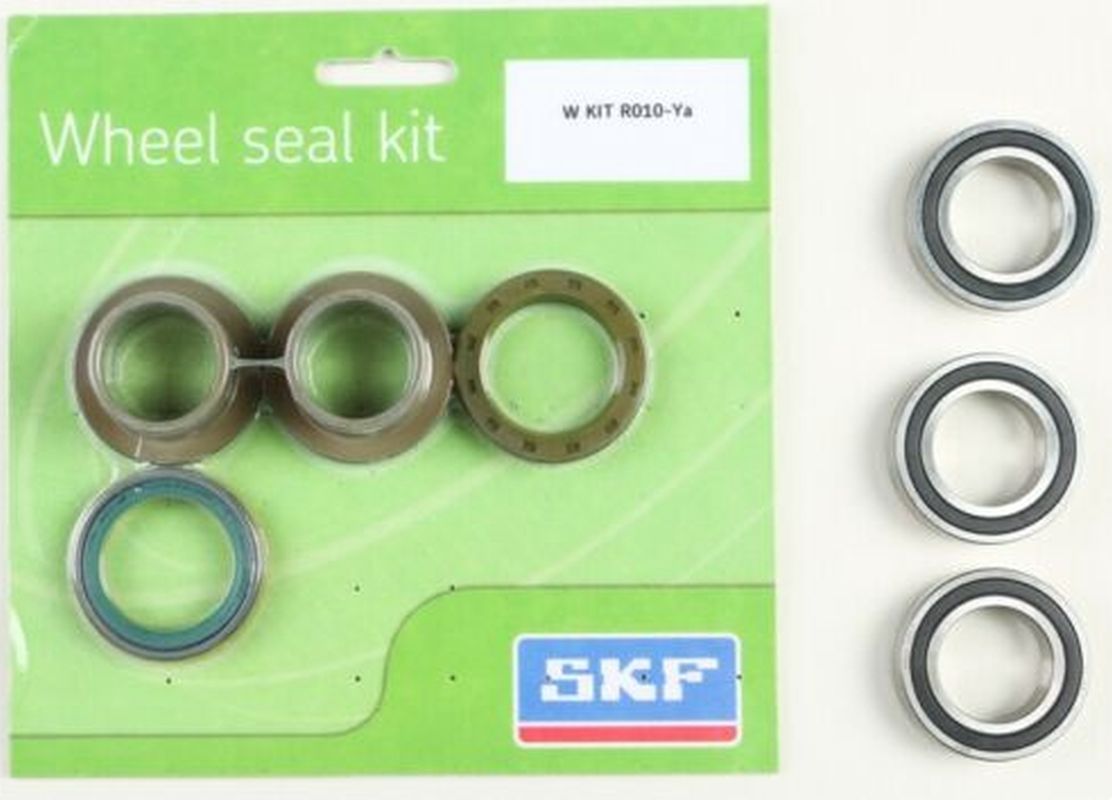 Set - rear wheel bearings with seals and spacers - Yamaha YZ-F250/450 09-19