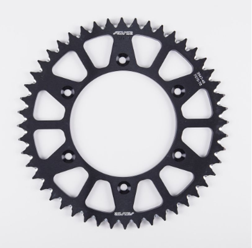 Rear sprocket aluminum (ergal) 489 50T Kawasaki KX, KX-F 84-18 (JTR460.50) chain 520 (48950JT) black color