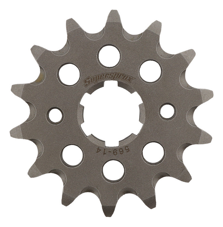 Front sprocket 569 14T self-cleaning Kawasaki KX 250 1987-1998, Yamaha YZ 250 1977-1998 (JTF569.14) chain 520