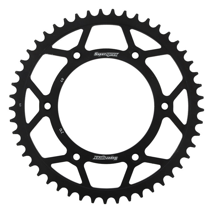 Rear sprocket 289 49T Honda CR, CRF, XR 1983-2016 (JTR210.49) black, steel