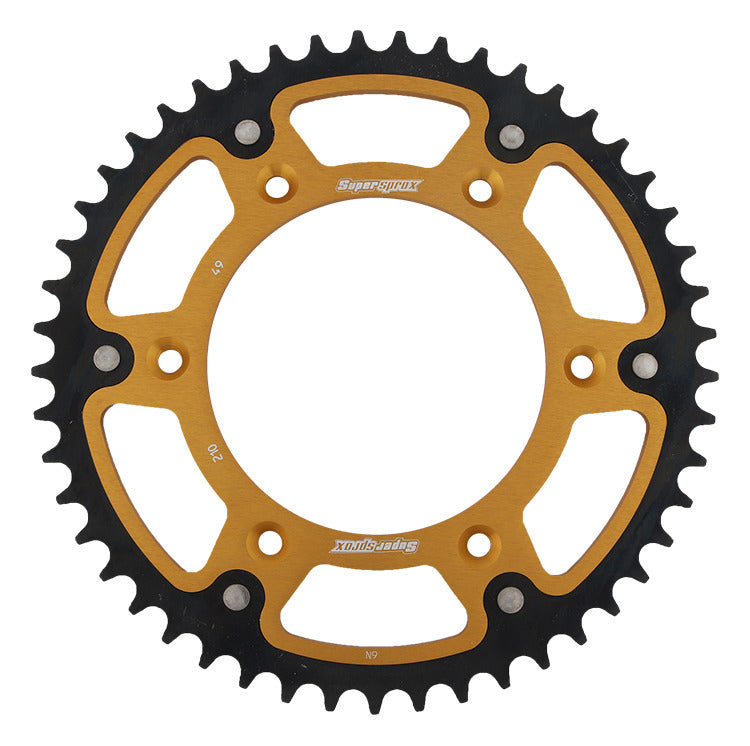Rear sprocket 289 49T Stealth (steel-aluminum) Honda CR, CRF, XR 1983-2016 (JTR210.49) gold