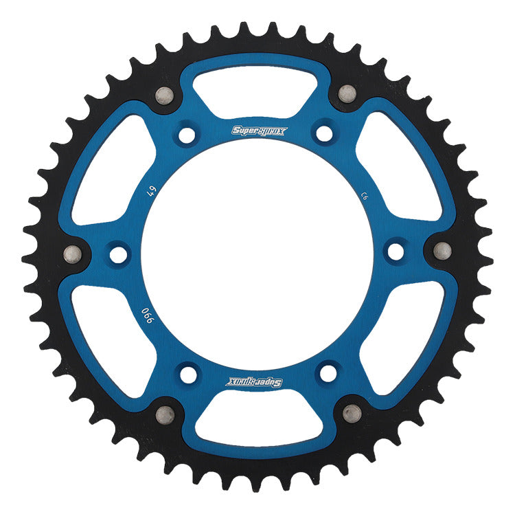 Rear sprocket 899 49T Stealth (steel-aluminum) KTM SX, EXC, EXC-F, SX-F, Husqvarna TE, TC, FE, TC 2016- (JTR897.49) blue