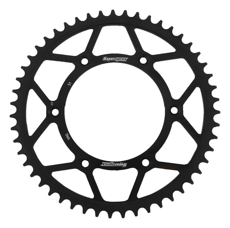 Rear sprocket 899 51T KTM SX, EXC (JTR897.51) black, steel