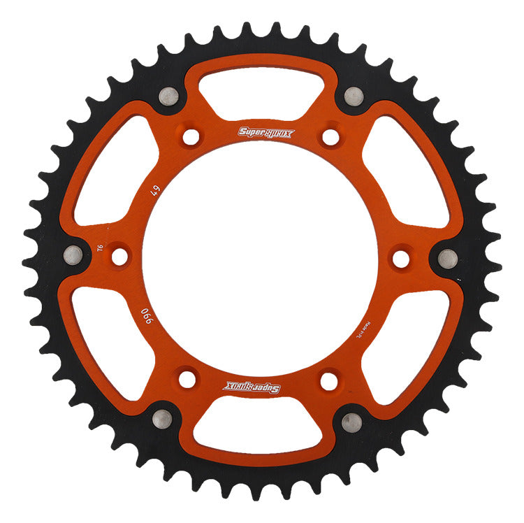 Rear sprocket 899 51T Stealth (steel-aluminum) KTM SX, EXC, EXC-F, SX-F, Husqvarna TE, TC, FE, TC 2016- (JTR897.51) orange