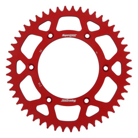 Rear sprocket aluminum 7075-T6 (ergal) 289 50T Honda CR, CRF, XR 1983-2016 (JTR210.50) red