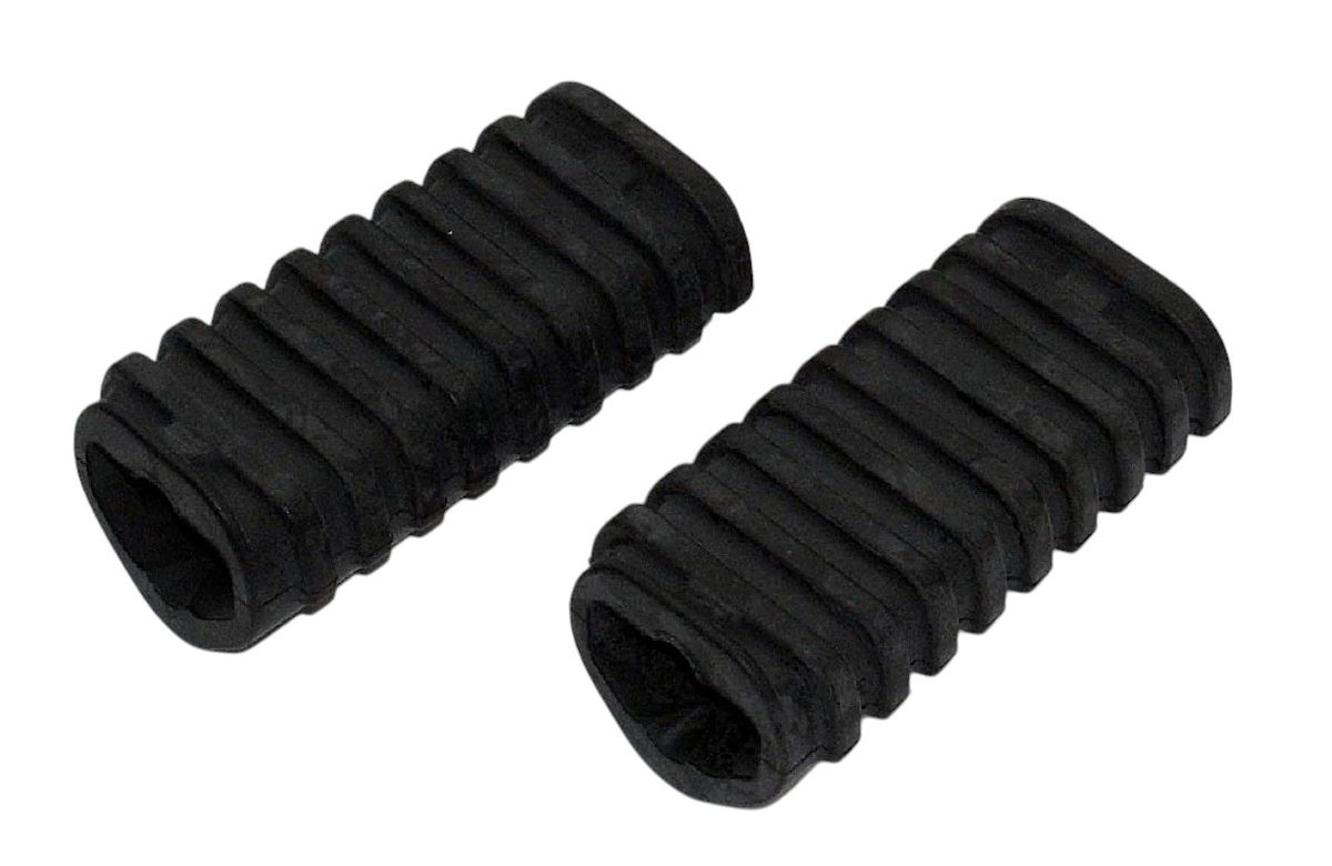 DRIVER FOOTREST RUBBERS HONDA VT 600C SHADOW '92-97, 750C '01-03, 125C '99-06 (SET 2 PC.)