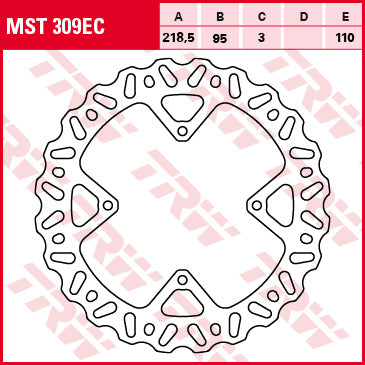 Front brake disc KTM SX 85 03-11