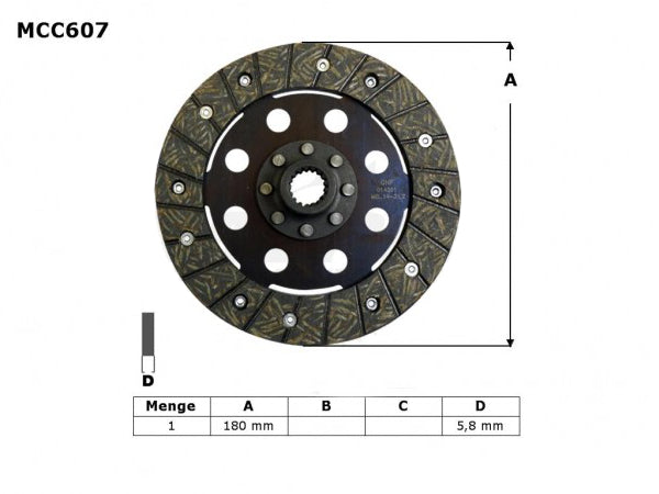 Clutch plate BMW K 1200 RS 97-05, K 1200 GT 01-05