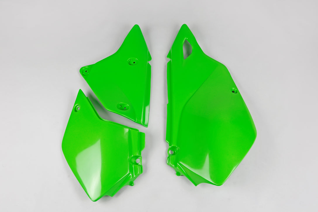 Rear side panels Kawasaki KLX 400 R 03-25 (set) color green