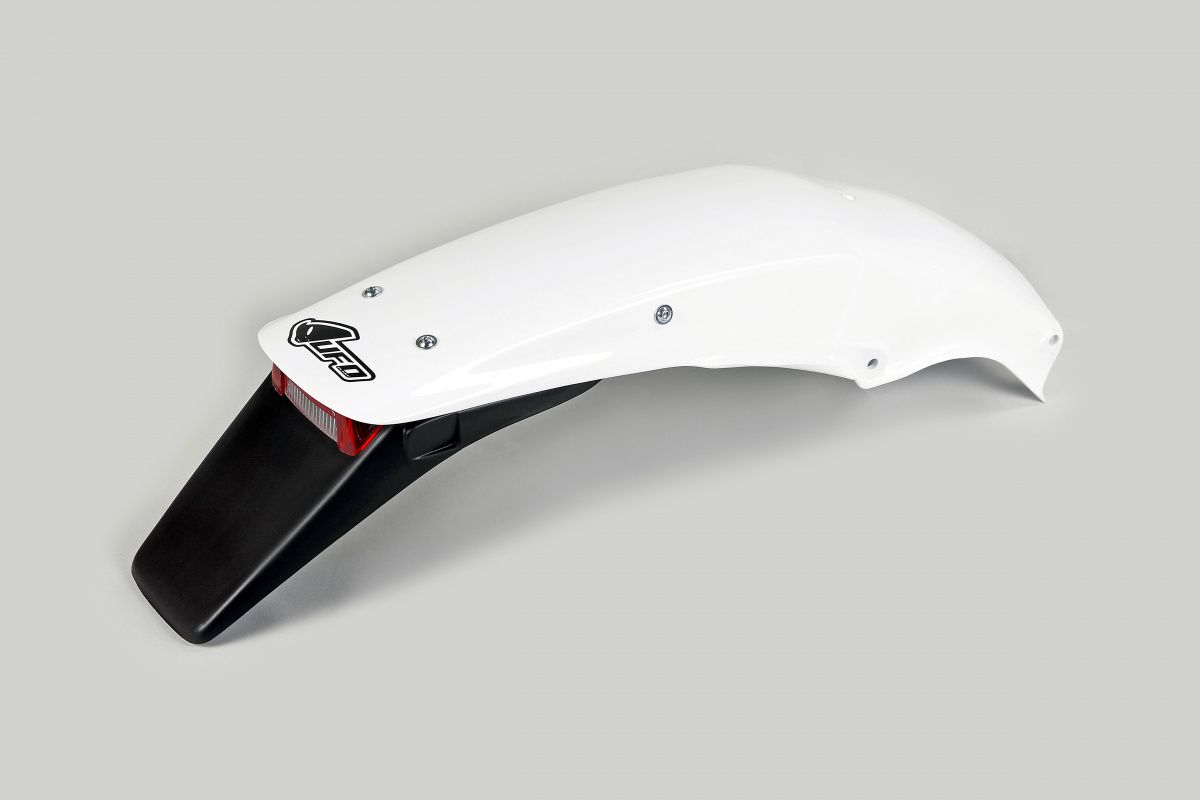 Rear fender enduro (with mudflap) Honda CR 125 93-97, CR 250 92-96 color white