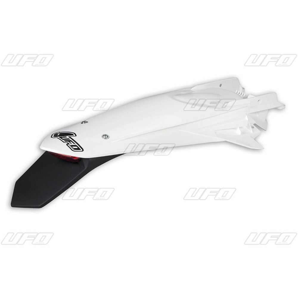 Rear fender KTM EXC 125 20-21, EXC/EXC-F 150/250/300/350/450/500 TPI 20-2023 color white (enduro with LED light)
