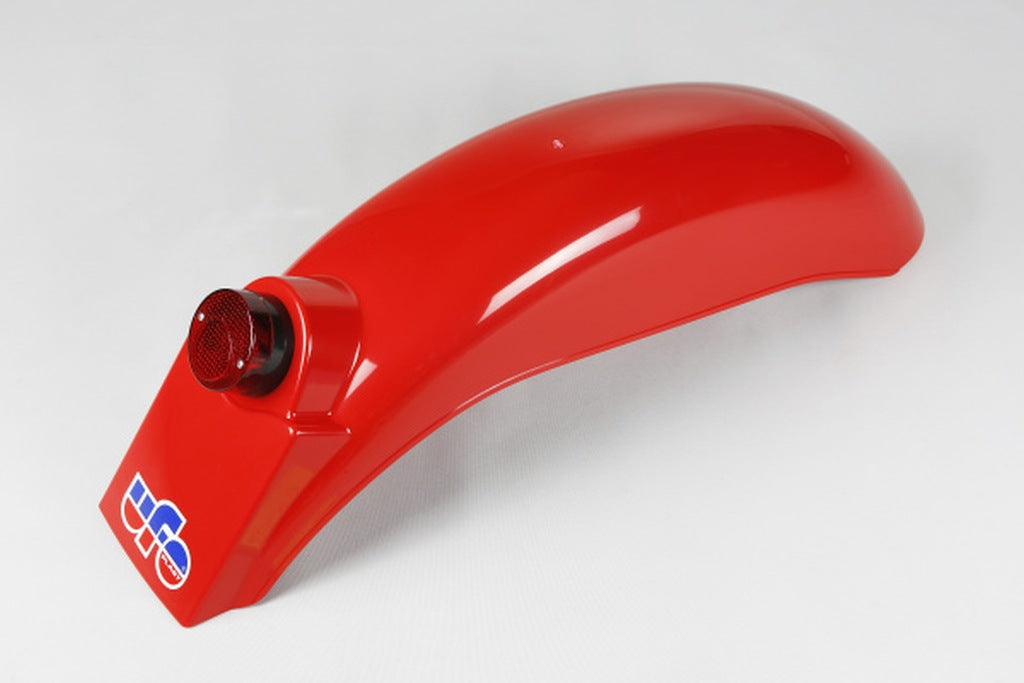 Rear fender universal with lamp KTM 75-76, Gori 74-76, Beta 76-78 color red