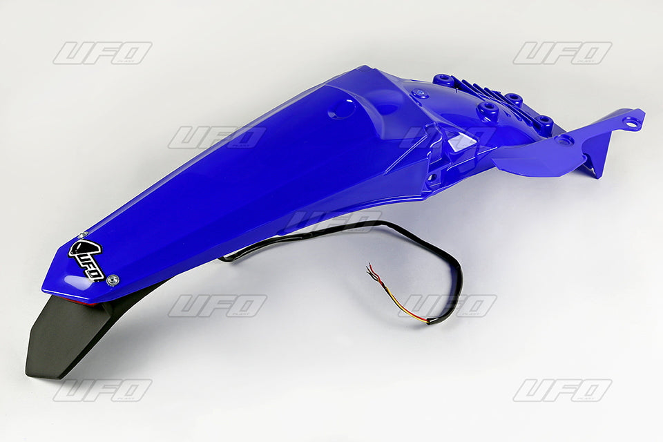 Rear fender Yamaha WR-F 250 15-18, WR 450 F 16-18 with light color blue (enduro with LED light)