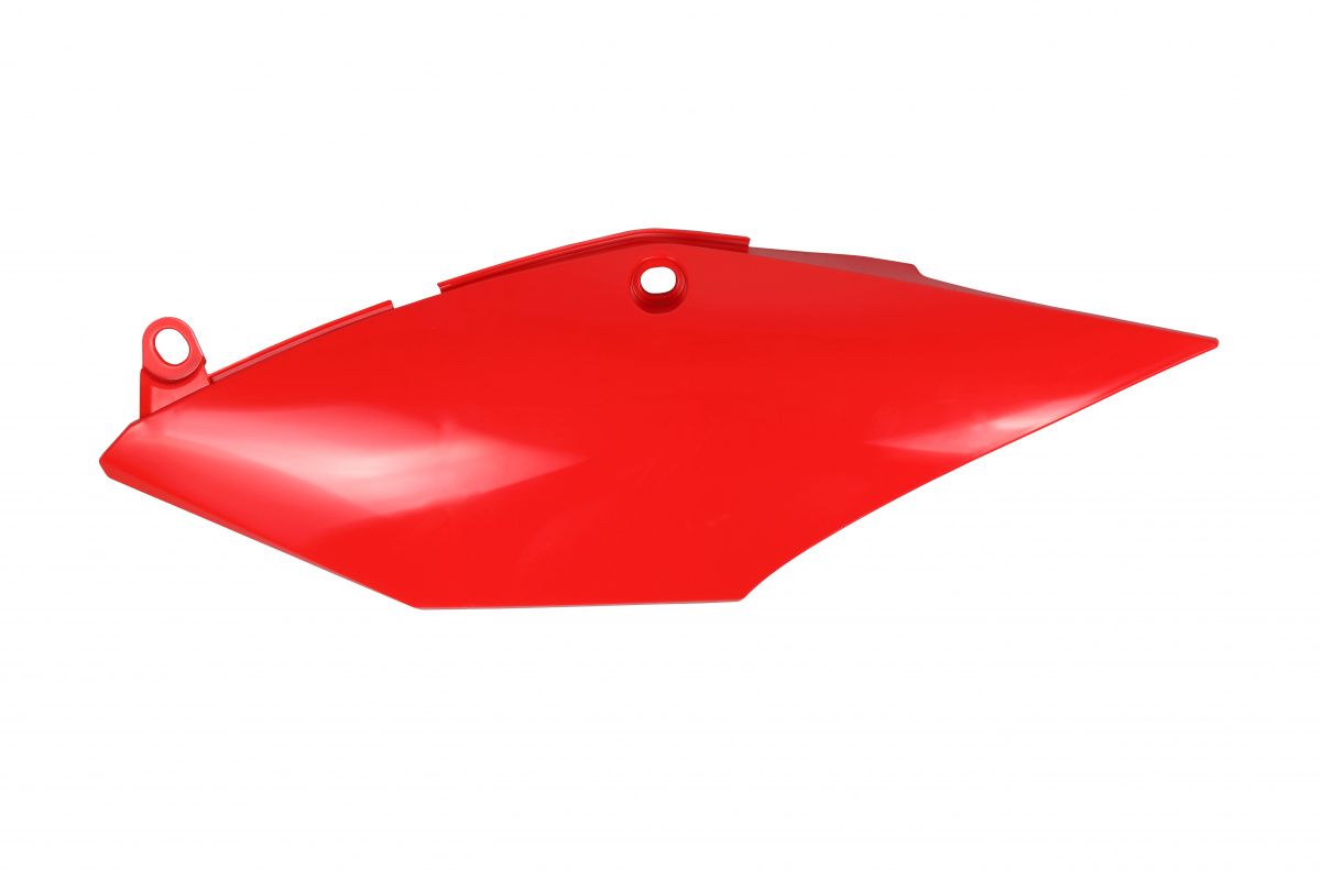 Rear side panels Honda CRF 250 R/RX 18-21, CRF 450 R/RX 17-20 (1 pc left) for single silencer color red