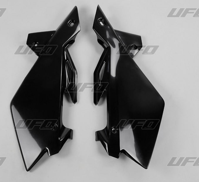 Rear side panels Husqvarna 4T 05-07, 2T 06-08 color black