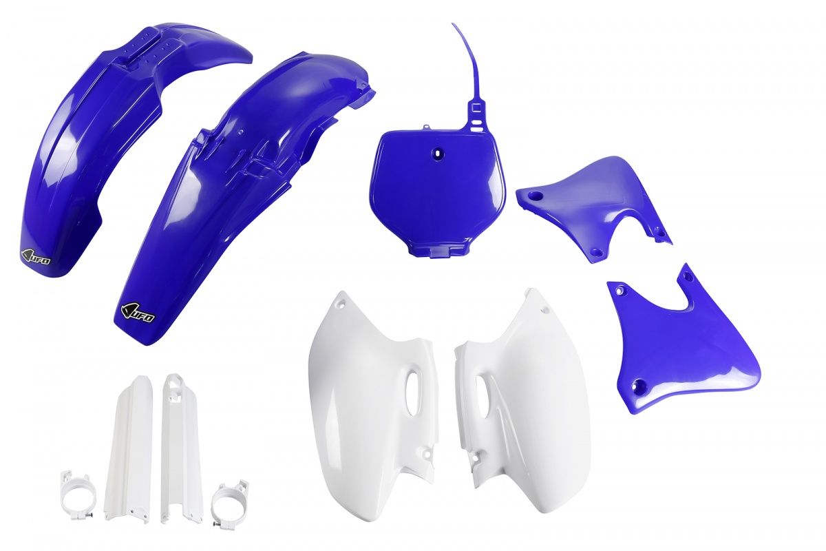Full plastics kit with fork guards Yamaha YZF 400 98-99 color OEM 99 (blue/white) (YA290E999)