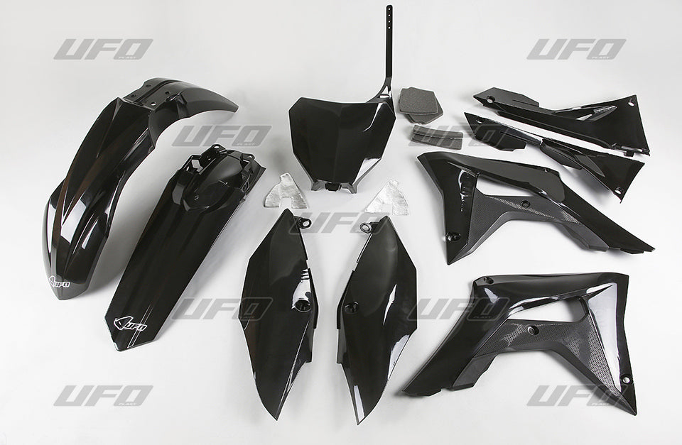 Plastics kit Honda CRF 250R 18-21, CRF 450R 17-20 with airbox covers color black (HO123E001)
