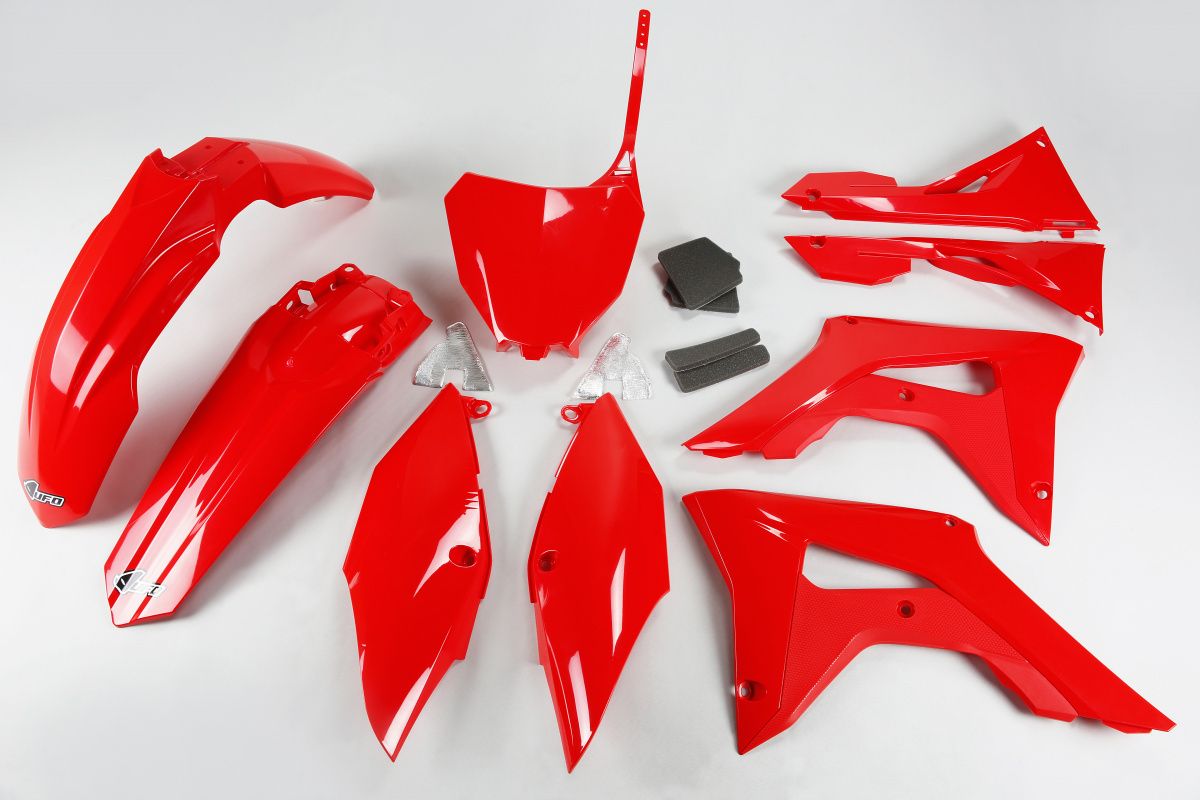 Plastics kit Honda CRF 250R 18-21, CRF 450R 17-20 with airbox covers color red
