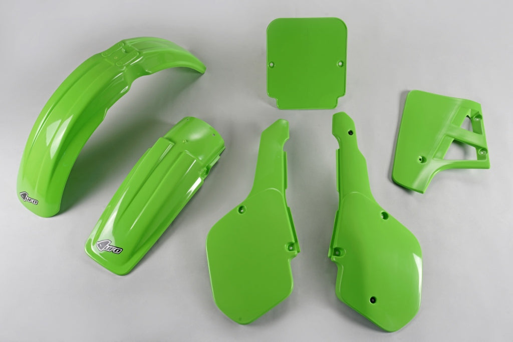 Plastics kit Kawasaki KX 125 87 color green (KA199E026)