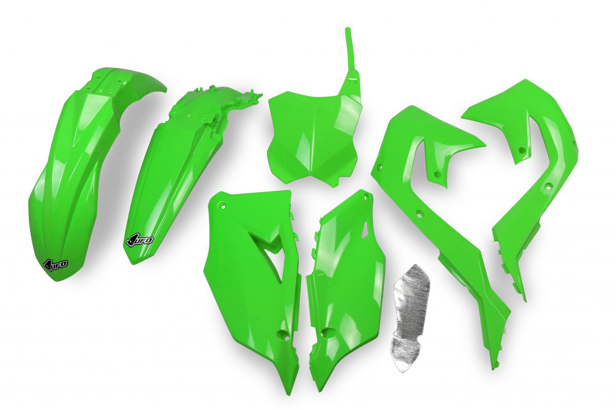 Plastics kit Kawasaki KXF 250 21-24, KXF 450 19-23 color OEM 20 (green) (KA227E999A)