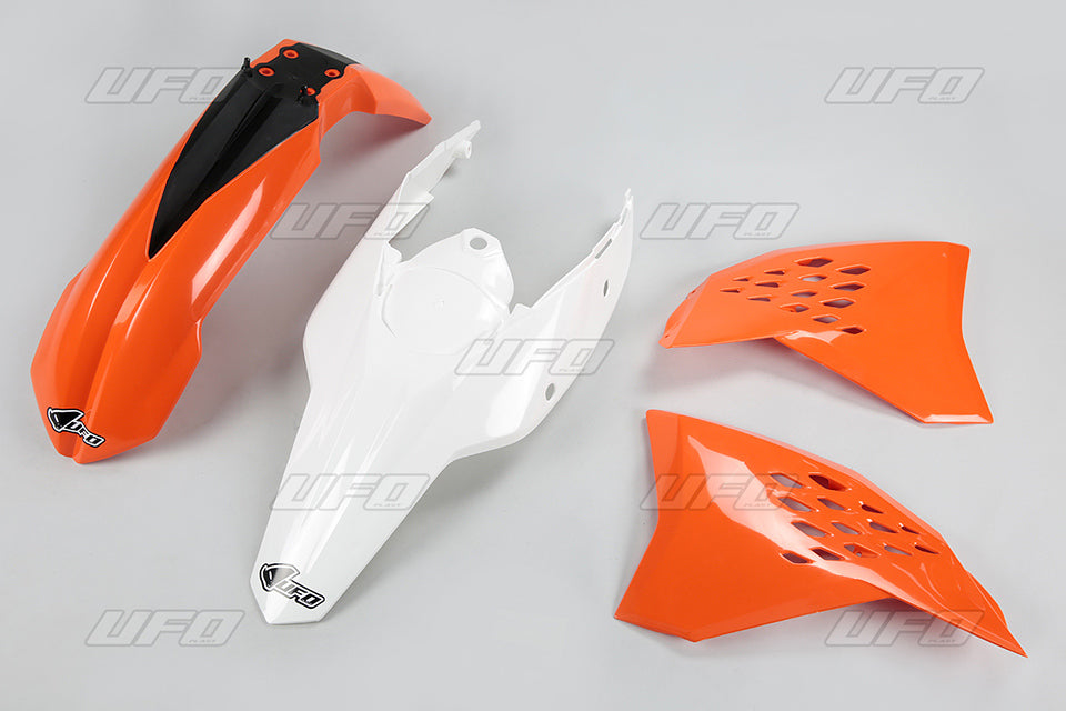 Plastics kit KTM EXC 11 color OEM (orange/white) (KT512E999)