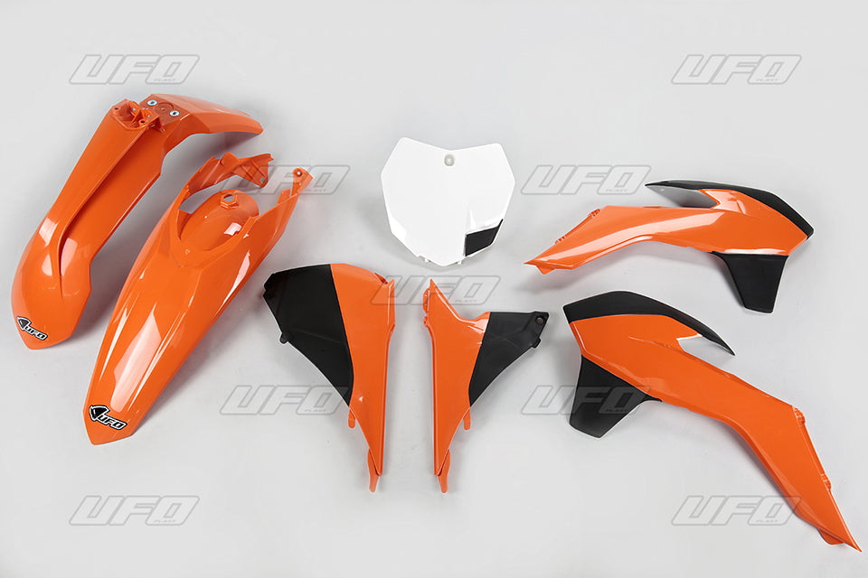 Plastics kit KTM SX/SXF 13-15, SX 250 16 color OEM 13-14 (orange/black/white) (KT515E999)