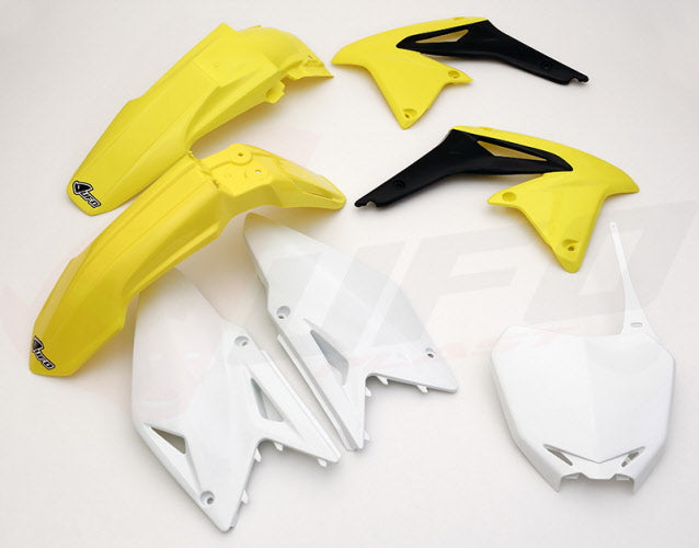 Plastics kit Suzuki RM-Z 450 11-12 color OEM (yellow/white/black) (SU412E999)