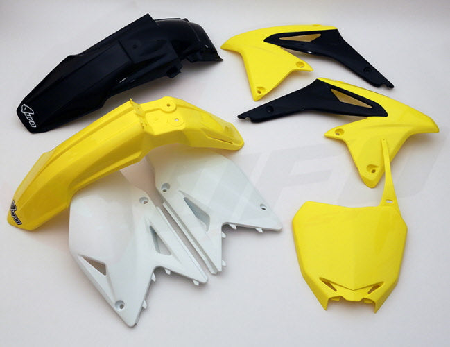 Plastics kit Suzuki RM-Z 450 08-17 color OEM 13 (yellow/white/black) (SU414E999)