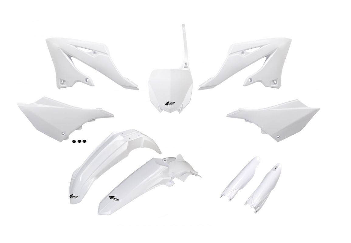 Full plastics kit with fork guards Yamaha YZ 125/250 22-24 color white