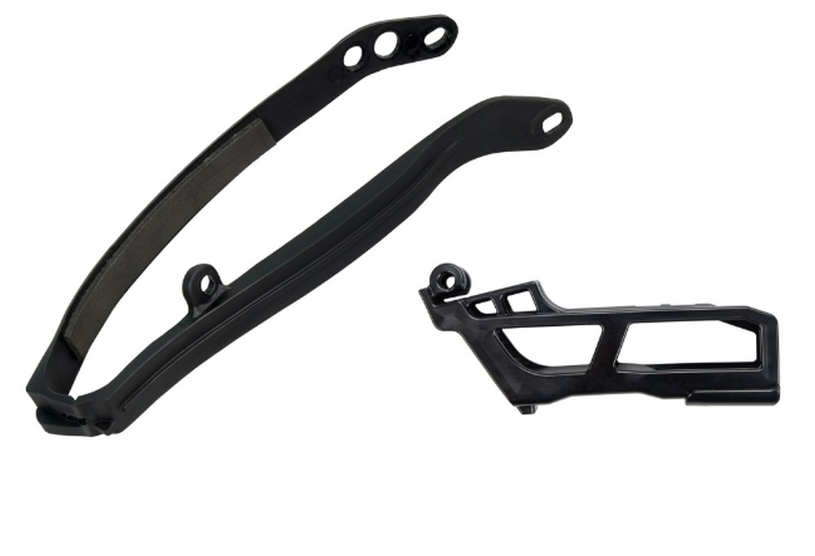 Chain slider + chain guide set Yamaha YZ-F 450 23-25, YZ-F 250 24-25 color black (YA04898001 + YA04806001)