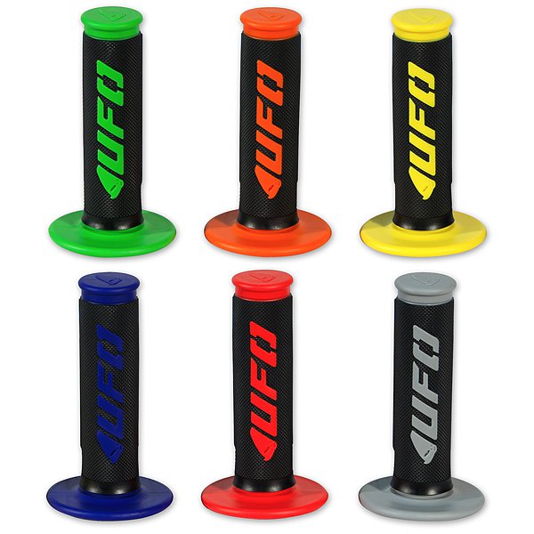 Challenger grips color black/orange (with UFO logo)