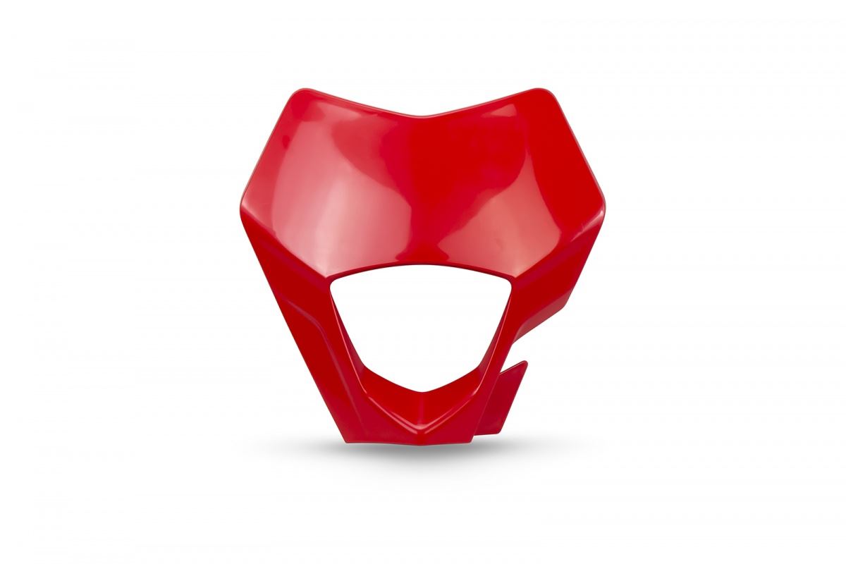 Front headlight mask Gas Gas EC-F 21 color red (OEM style)
