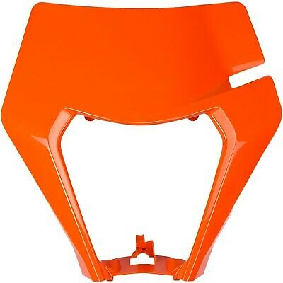 Front headlight mask KTM EXC/EXC-F TPI 20-23 color orange (OEM style)