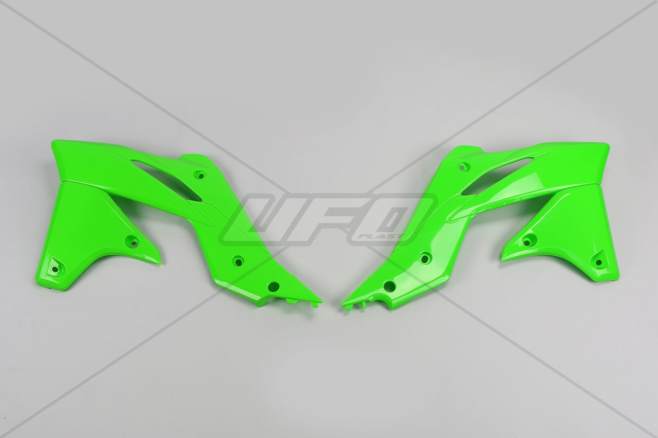 Radiator shrouds Kawasaki KX-F 250 13-16 color green
