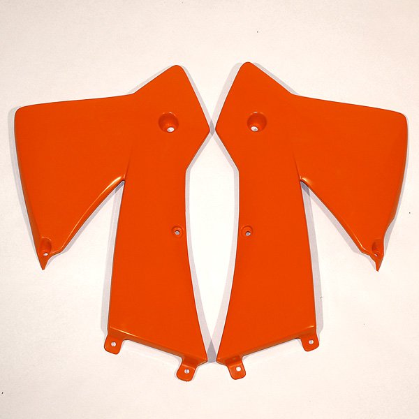 Radiator shrouds KTM SX 01-04, EXC 03-04 color orange