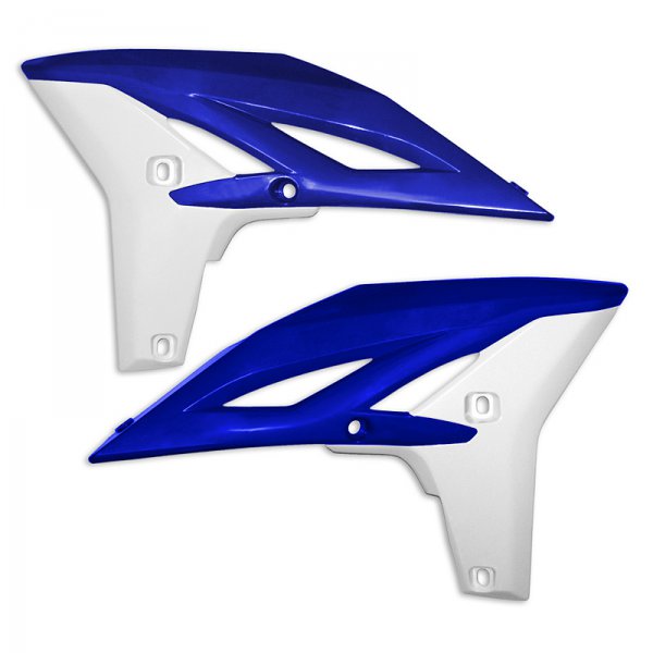 Radiator shrouds Yamaha YZ-F 250 11-13, WR-F 450 12-15 OEM color (white/blue)