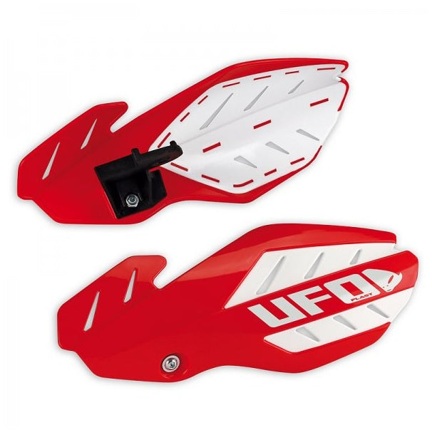 Handguards Flame Honda CRF 250 12-17, CRF 450 12-16 color red/white (with mounts)