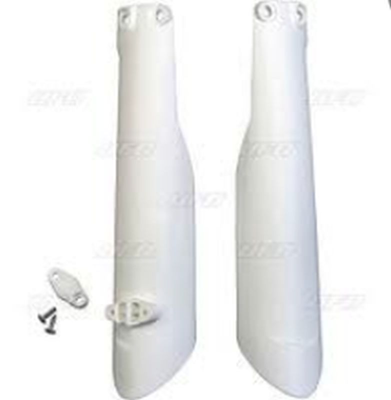 Front fork protectors Honda CRF 450R/RX 17-18 neutral color - discontinued