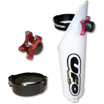 Front fork protectors Suzuki RM 125/250 07-17, RM-Z 250 07-17, RM-Z 450 07-14 with lock, color white