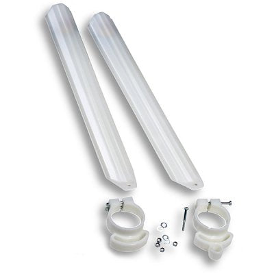 Front fork protectors White Power neutral color