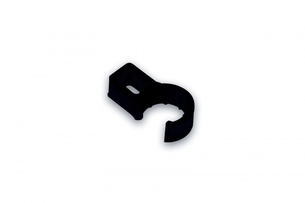Cable guide color black (round open)