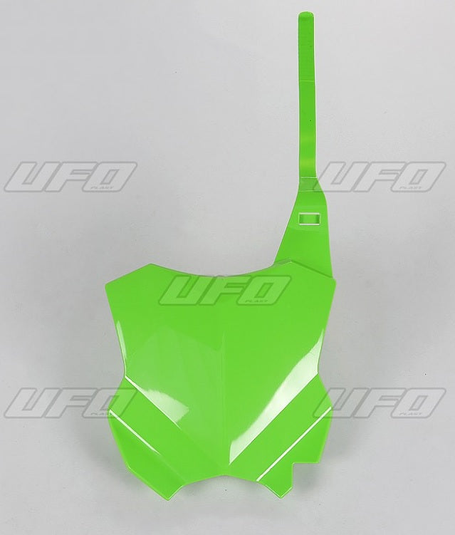 Front number plate Kawasaki KX-F 250 17-23, KX-F 450 16-23 color green