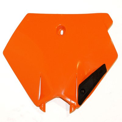 Front number plate KTM SX 03-06, EXC 03-07 color orange
